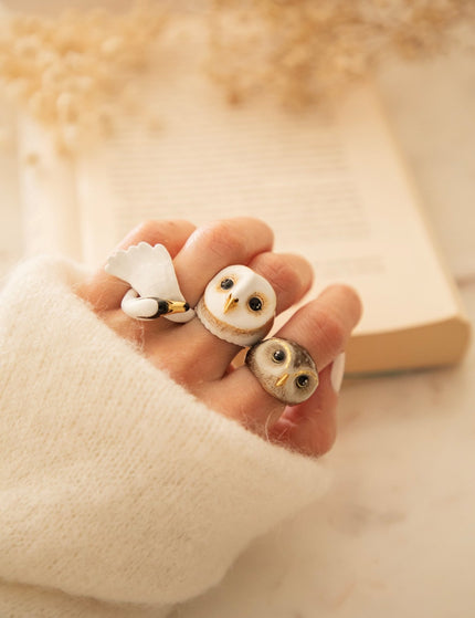 Swan White - Ring - ellemilla