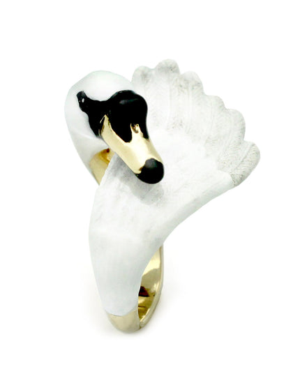 Swan White - Ring - ellemilla