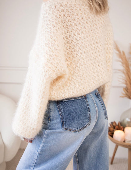 Taille With A Twist Blue - Jeans - ellemilla