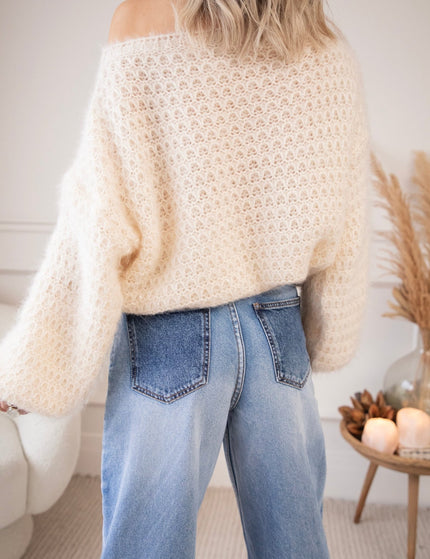 Taille With A Twist Blue - Jeans - ellemilla