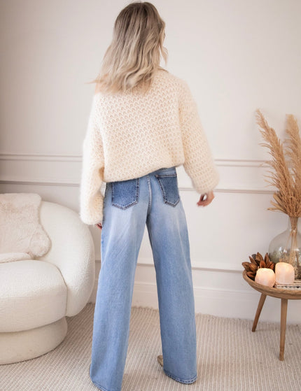Taille With A Twist Blue - Jeans - ellemilla