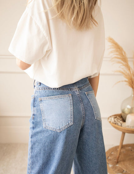 Taille With A Twist Cool Blue - Jeans - ellemilla