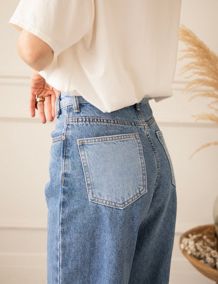 Taille With A Twist Cool Blue - Jeans - ellemilla