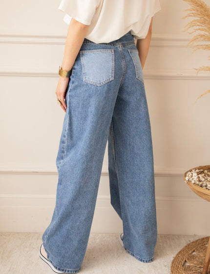 Taille With A Twist Cool Blue - Jeans - ellemilla