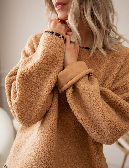 Teddy Leo Camel - Sweater - ellemilla