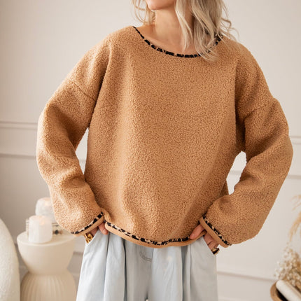 Teddy Leo Camel - Sweater - ellemilla