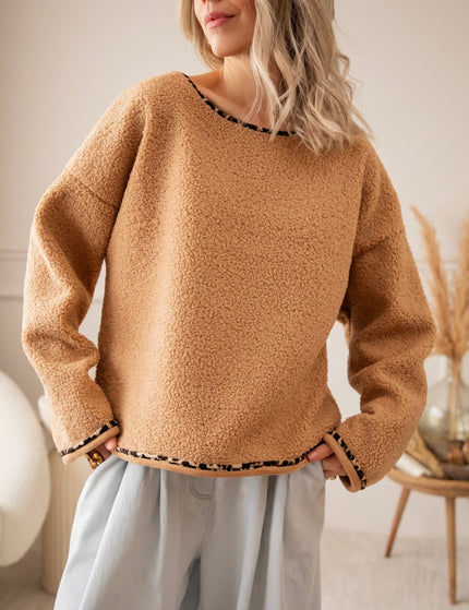 Teddy Leo Camel - Sweater - ellemilla