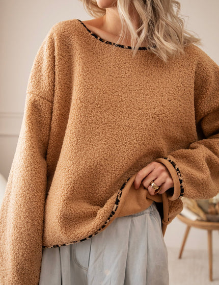 Teddy Leo Camel - Sweater - ellemilla