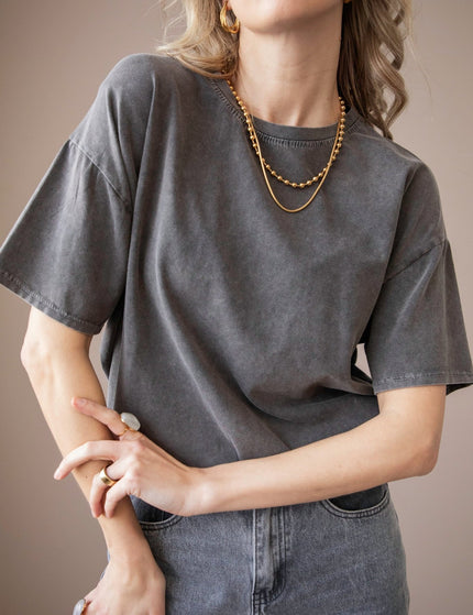 The Base Dark Grey - T-Shirt - ellemilla