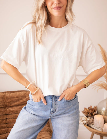 The Base White - T-Shirt - ellemilla
