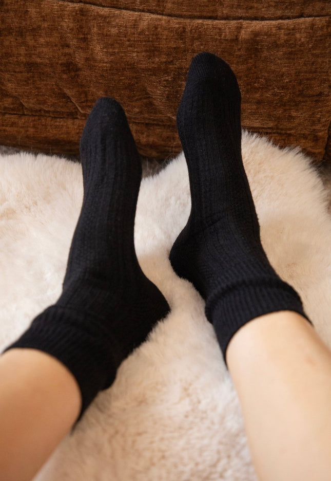 The Cozy Pair Black - Sokken - ellemilla