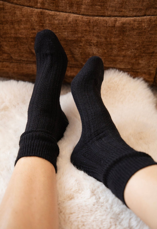 The Cozy Pair Black - Sokken - ellemilla