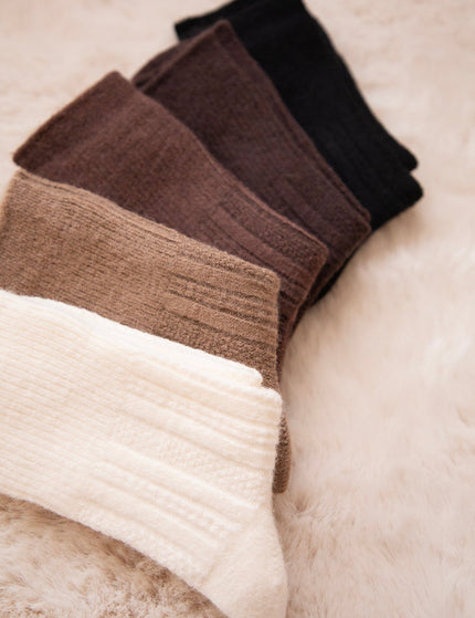 The Cozy Pair Dark Walnut - Sokken - ellemilla
