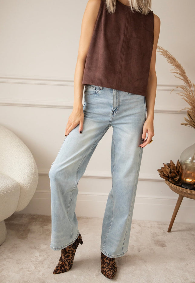 The Easy One Blue - Jeans - ellemilla