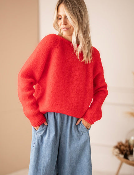 The Knot Knit Red - Trui - ellemilla