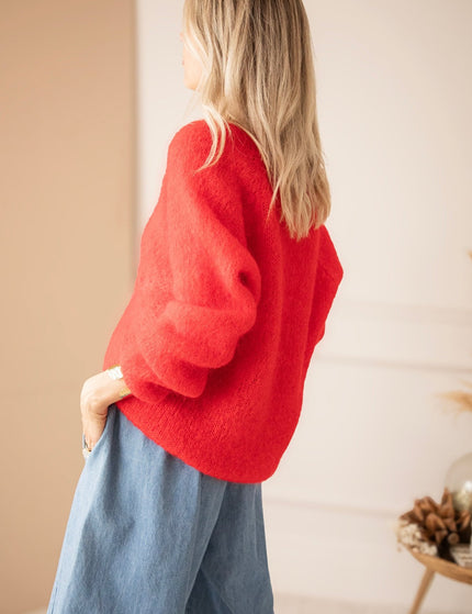 The Knot Knit Red - Trui - ellemilla