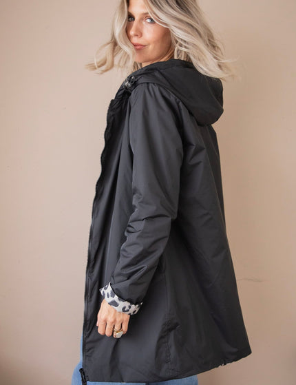 The Leo Reverse Black - Regenjas - ellemilla