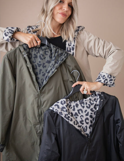 The Leo Reverse Black - Regenjas - ellemilla