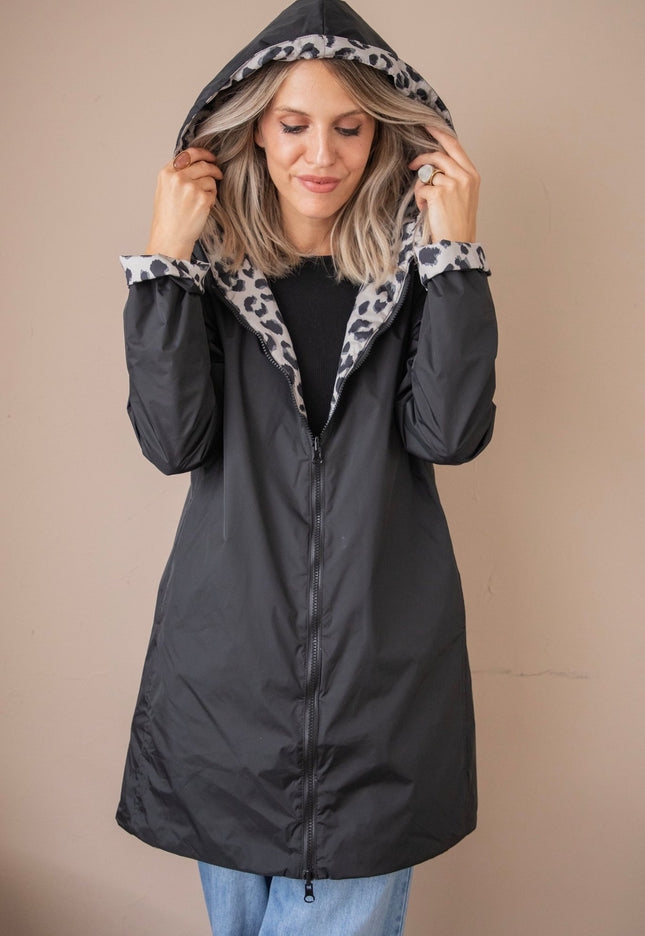 The Leo Reverse Black - Regenjas - ellemilla