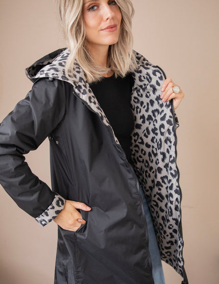 The Leo Reverse Black - Regenjas - ellemilla
