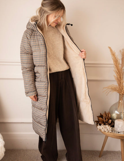 The Reversible Check Beige/Brown - Jas - ellemilla