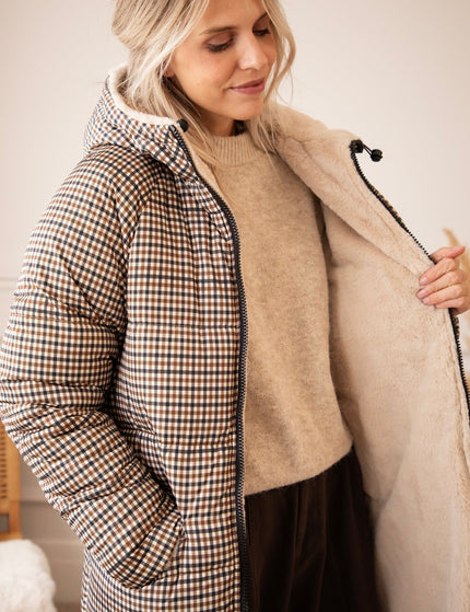 The Reversible Check Beige/Brown - Jas - ellemilla