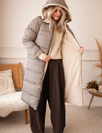 The Reversible Check Beige/Brown - Jas - ellemilla