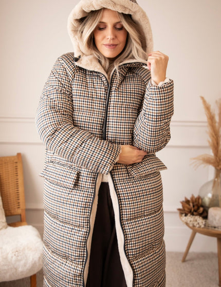 The Reversible Check Beige/Brown - Jas - ellemilla