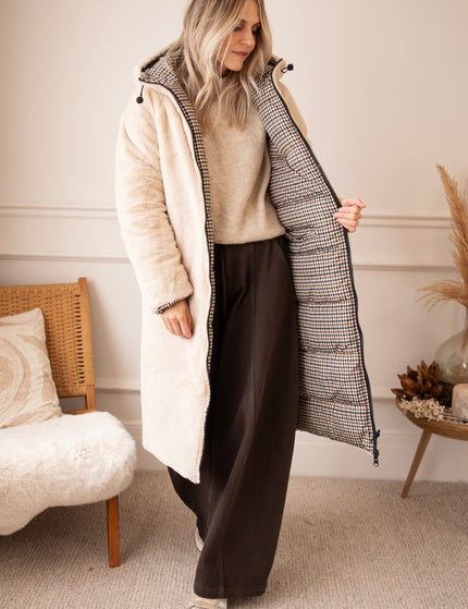 The Reversible Check Beige/Brown - Jas - ellemilla