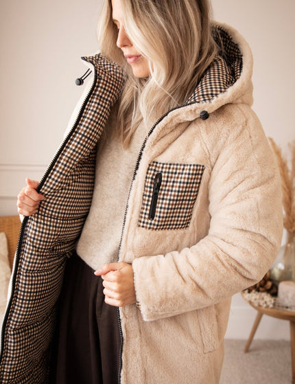 The Reversible Check Beige/Brown - Jas - ellemilla