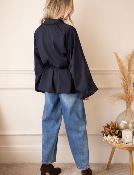 Tie The Trench Navy - Jacket - ellemilla