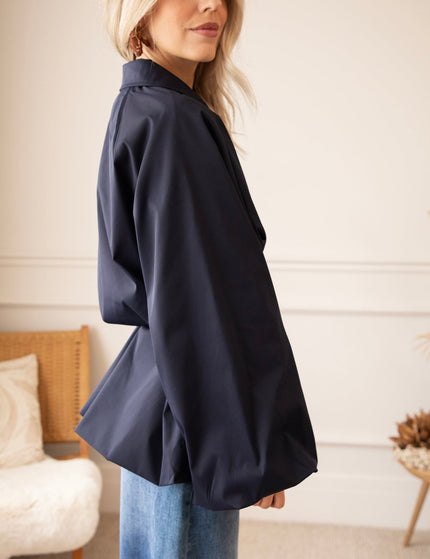 Tie The Trench Navy - Jacket - ellemilla