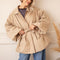 Tie The Trench Soft Taupe - Jacket - ellemilla