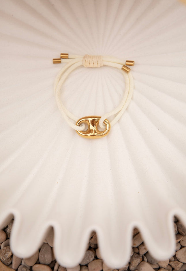 Tied Together Beige - Armband - ellemilla
