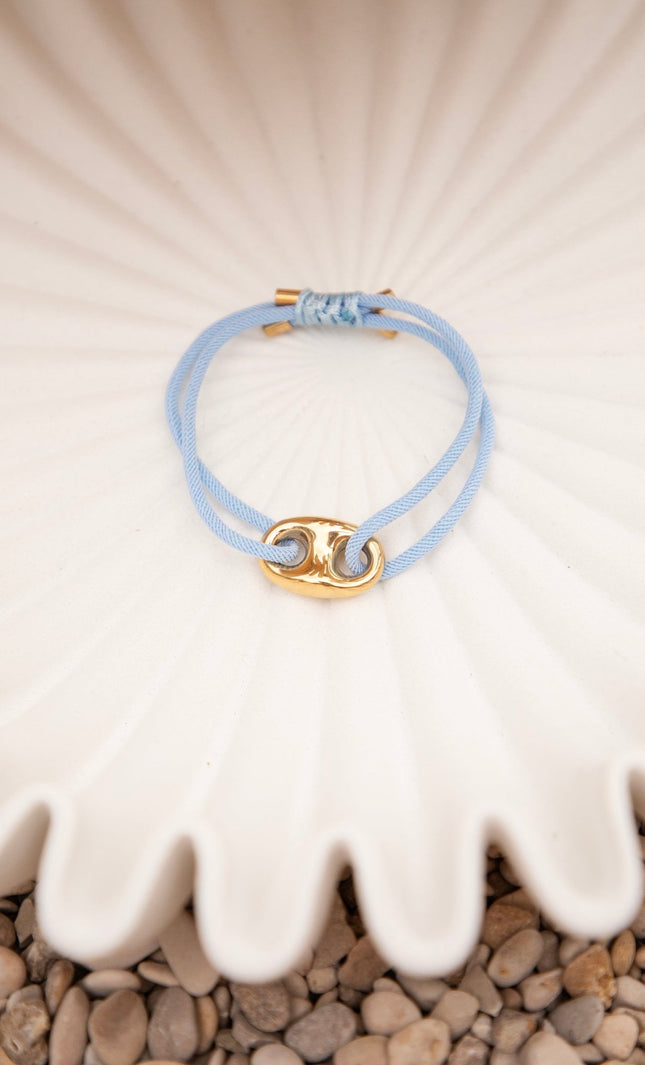 Tied Together Light Blue - Armband - ellemilla