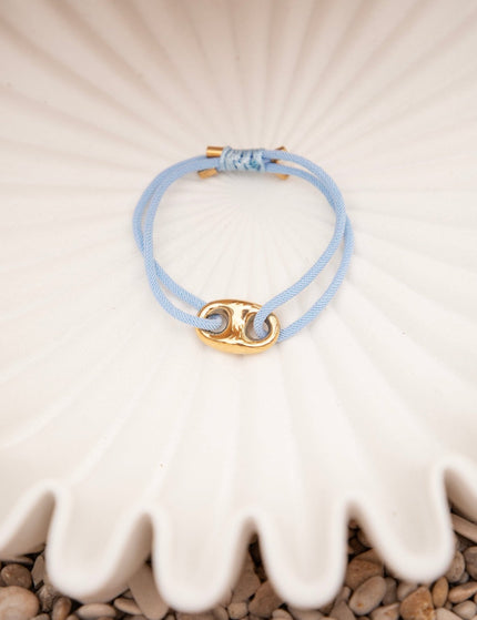 Tied Together Light Blue - Armband - ellemilla