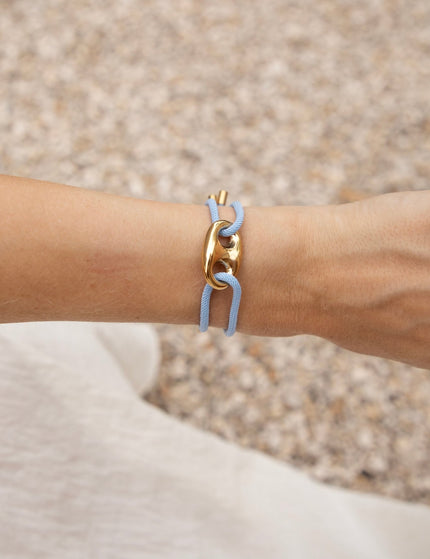 Tied Together Light Blue - Armband - ellemilla