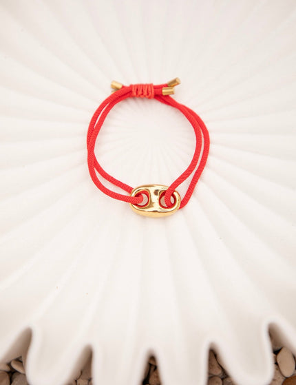 Tied Together Red - Armband - ellemilla