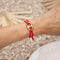 Tied Together Red - Armband - ellemilla