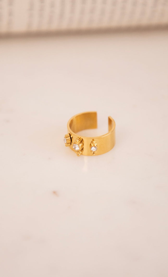 Trinity Spark Gold - Ring - ellemilla