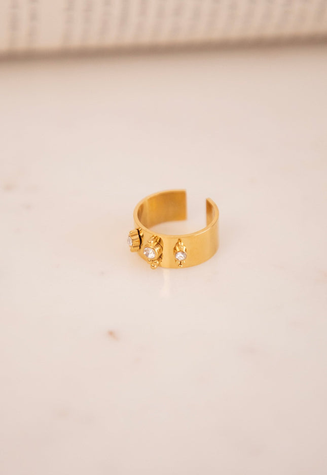Trinity Spark Gold - Ring - ellemilla