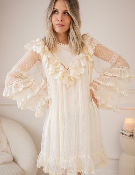 Tule Dreams Beige - Jurk - ellemilla