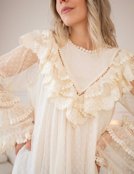 Tule Dreams Beige - Jurk - ellemilla