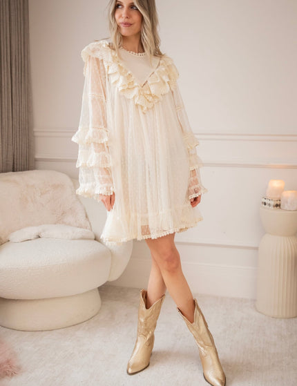 Tule Dreams Beige - Jurk - ellemilla