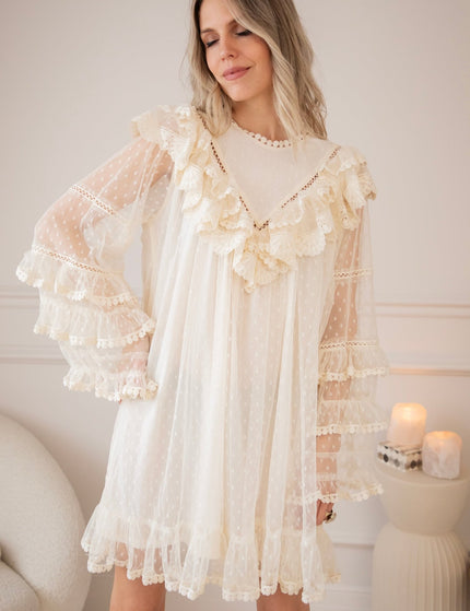 Tule Dreams Beige - Jurk - ellemilla