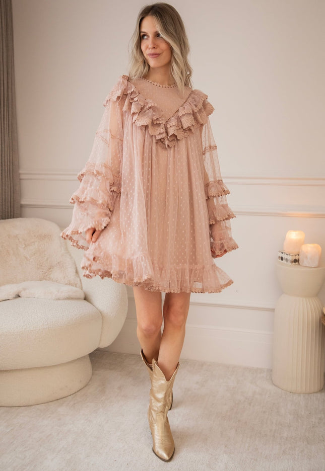 Tule Dreams Old Pink - Jurk - ellemilla