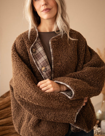 Two Ways Teddy Brown - Jacket - ellemilla