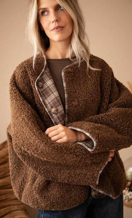 Two Ways Teddy Brown - Jacket - ellemilla