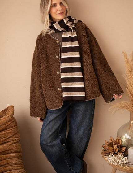 Two Ways Teddy Brown - Jacket - ellemilla