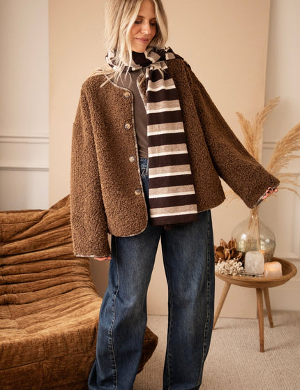Two Ways Teddy Brown - Jacket - ellemilla